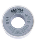 Pro Grade PTFE Thread Seal Tape For Plumbing And HVAC Applications One Quarter Inch By Two Hundred Sixty Inch Heavy Density Tape Delivers Leak Proof Seals On Gas Lines Water Pipes And Air Compressors Non Toxic, showing a spool labeled 1/4" x 260" high density, UL listed.