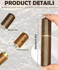 Two Pack Espresso Distribution Tool Set with Walnut and Rosewood handles and five needles for even extraction.