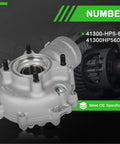 Heavy Duty Rear Final Gear Differential Assembly Fits Honda Rancher 420 Atv 2007 To 2013 Factory Spec Replacement 41300Hp560 close-up view with bolts and housing.