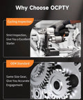 Starter Motor For Infiniti I30 And Nissan Maxima 3.0L 12V 10-Tooth Pinion Hitachi PMGR fitting inspection process