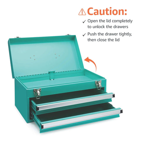 Damn Solid Steel Tool Chest With Secure Locking Drawers For Serious Workshop Storage Featuring Knockout Turquoise Powder Coat Finish That Is Actually Built Different For Weekend Warriors