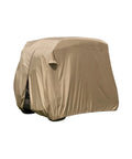 Neoprene Paneled Golf Cart Seat Cover For Your Ride With Weather Protected Water Repellent Fabric Rear Zipper Fits Most Two Person Carts