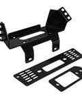 ATV Winch Mount For Polaris Ranger Models 2010 Through 2021 with powder-coated steel and multiple mounting patterns