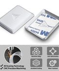 Hazard Warning Light Push Button Cover For Honda Civic CRV HRV Accord Integra 2022 2025 Silver Aluminum Alloy Trim