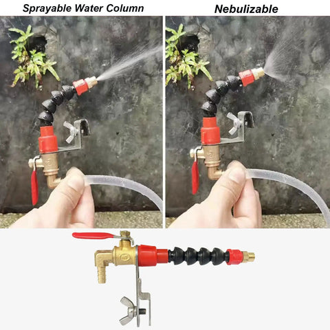 Top Notch Industrial Dust Control Water Sprayer Kit For Tile Cutting Machines With Slick Mist Nozzle heavy-duty nozzle spraying water