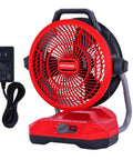 V20 Max Cordless 12 Inch Portable Fan With Dual Power Battery Or AC, 1400 CFM, 3 Speed Settings, 130 Degree Tilt For Garage, Workshop, Outdoor And Patio, AC Adapter Included