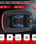 Timtin 2-pack wireless trailer lights, red LED tail lights with magnetic mounts, battery powered.