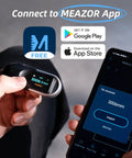 Digital Tape Measure With Laser Rechargeable Smart Measuring Tool For Flat Curved And Odd Shapes Bluetooth App Connectivity Pocket Size Dope Gadget For DIY Fans And Pros Perfect Fathers Day Gift For Dad Men Husbands, hand-held with app