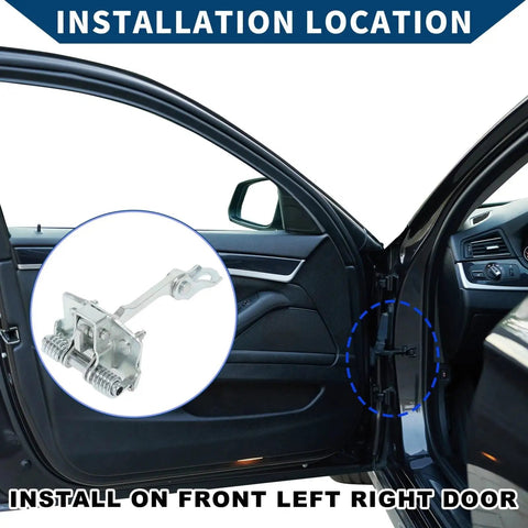 Vauxhall Movano Door Check Strap Multilevel Door Limiter With Dampened Soft Close Heavy Duty Metal Hinge Support installation guide