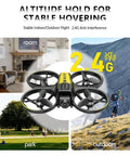 Beginner Kids Drone With Camera And Remote Control Brushless Motors For Quieter Power Optical Flow Hover yellow displayed in various settings.