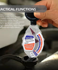 Universal Dial Antifreeze Tester For Car Coolant Hydrometer with freezing point gauge in use checking radiator fluid.