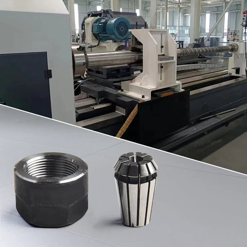 ER11 Spring Collet and Nut Kit for CNC Milling and Engraving Machines, High Accuracy Clamping Solution, Spring Steel