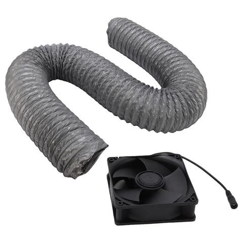 No Sweat Setup With This 5 Inch Adjustable Exhaust Fan Featuring An Activated Carbon Filter And 2m Flexible Hose Delivering Strong Airflow For Smooth 3D Printer Fume Extraction And Soldering Work