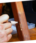 Using 6 Piece Wood Furniture Repair Markers Set For Concealing Scratches And Worn Edges On Wood Surfaces Quick Dry Coloring Pens