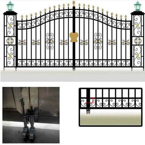 Hella Sturdy 3 Inch Heavy Duty Spring Gate Wheels Featuring Adjustable Shock Absorber Casters For Smooth Operation And Zero Sag On Rough Yards With No Sweat Install on gate installation.