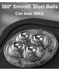 Caster Wheels, Castor Wheels 4Pcs Casters Universal Wheel with 360° rotation and smooth steel balls for furniture.