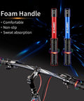 DEEFIINE wood lathe turning tools set with red and blue foam handles and carbide inserts