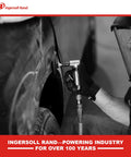 Ingersoll Rand 301B right-angle air die grinder with aluminum housing used on a car wheel