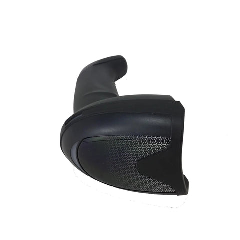 Omnidirectional Corded Barcode Scanner Kit With Fixed Stand for 2D and 1D Scanning Standard Range IP52 Rated in black plastic