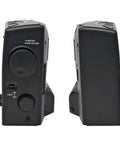 Side view of Long Range AM FM Portable Digital Radio With NOAA Weather Alerts And Bluetooth 2 Meter Ham Band tuning controls