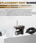 Diesel Fuel Lift Pump System 165 GPH Heavy Duty For Chevy Silverado And GMC Sierra 6.6L Duramax V8 Engines 2001 To 2010 Replacement Upgrade For TC10150G TC10165G FASTC10150G TSC10165G shown with parts