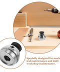 Replacement Lathe Machine Handle Base M12x3 Thread Hole With Durable Plastic And Metal Build For Drilling And Workshop Use Fits Z5122 Z516 Z4116 Z516A Bench Drills For Enduring Performance, 70x70x65 mm