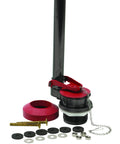 PerforMAX Universal High Performance 2 Inch Toilet Flush Valve Repair Kit with gasket, bolts, and flapper shown