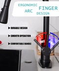 Hella Sweet Matte Black Kitchen Faucet With Single Handle And Buttery Pull Down Sprayer Solid Stainless Steel showcasing ergonomic arc design.