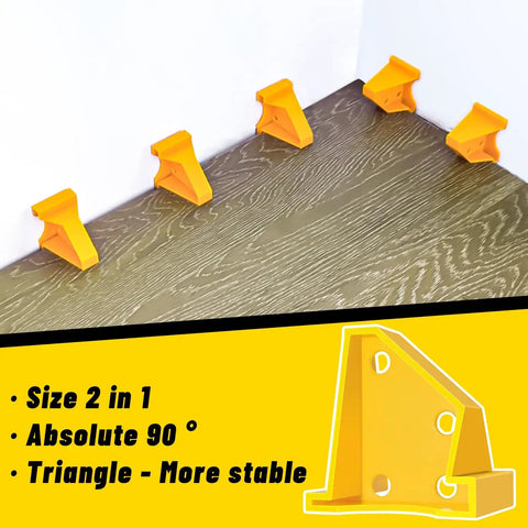 Laminate Flooring Tools Kit For LVP Installation With Contour Gauge Lock Pro Grade Tapping Block With Handle Pull Bar 2 In 1 Spacers