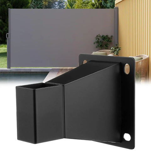 Solid Heavy Duty Wall Mount Bracket Kit For Side Awnings With Screws And Washers DIY Friendly Patio Backyard Porch Outdoor Garden Balcony Terrace Replacement Brackets