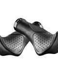 Ergonomic Anatomic Handlebar Grip With Triple Density Comfort Bar End Extensions Anti Slip Texture Shock Absorbing CNC G2 Lock