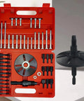 Heavy Duty Harmonic Balancer Puller Tool Kit for Easy Crankshaft Pulley Removal and Steering Wheel Puller Set with case