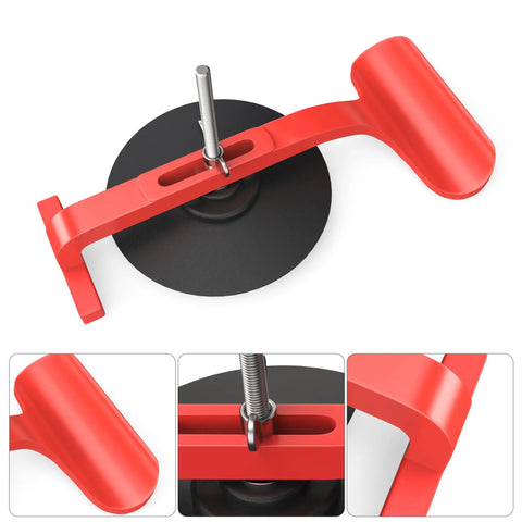 Six Pack Suction Cup Clamps For Windshield Repair And Gluing Convertible Glass Panels ABS Rubber Construction Secure Trims