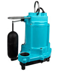 One Third Horsepower Submersible Sump Pump With Cast Iron Construction A Real Workhorse Built To Last, 115 Volt, 3180 GPH, Automatic Operation, Polypropylene Base, Integrated Snap Action Float Switch, Ten Foot Cord
