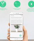 4 In 1 Soil Moisture Meter Plant Water Monitor With Bluetooth For Indoor Plants, Syncs with app on smartphone