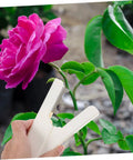 Rose Thorn Remover Tool And Leaf Stripper For Roses Burrs Removal For Gardening DIY Floral Art Home And Flower Shop Use Easy Thorn Cleanup And Pruning, white plastic