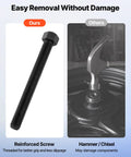 Comparison of reinforced screw and hammer for All-In-One Ball Joint Press And Bearing Driver Kit With 24 Race And Seal Drivers.