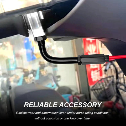 90 Degree Throttle Cable Adjuster Aluminum Alloy For Motorcycle Dirt Bike And Bicycle Clutch Wire Regulator Tool Black Dial In Buttery Throttle Response For Smoother More Linear Acceleration