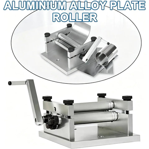 No Sweat Manual Slip Roll Machine With Fast Roller Adjustments For Easy Bending Of Copper Aluminum And Brass Sheet Metal Strips Awesome Addition To Any Garage Workbench