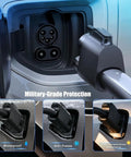 NACS To CCS Electric Vehicle Charging Adapter Compatible With Tesla Superchargers showcasing military-grade protection features.