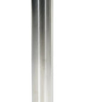 Heavy Duty Stainless Steel Pipe Safety Bollard Tough As Nails Wall 36 Inch X 4-1/2 Inch Polished Silver with yellow safety stripe