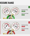 Pro Grade Oxygen And Acetylene Regulator Set For V Style Welding Torch CGA540 CGA510 Twin Hose Fittings Nine Sixteen Eighteen