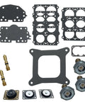 Carburetor Rebuild Kit Replacement For 37-485 Holley 4150 Model Double Pumper with gaskets, O-rings, and power valve parts.