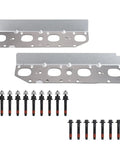 5.7L Hemi Exhaust Manifold Gasket Set With Bolt Studs And Nuts Plug And Play Bolt-On Direct Fit Left And Right For 2009-2020 5.7L V8 Dodge Ram 1500 2500 3500 Jeep Grand Cherokee Charger Replacement Kit components