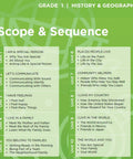 History And Geography Grade 1 Complete Set All-In-One First Grade Curriculum With Ten Colorful Workbooks overview