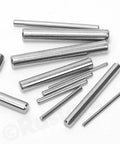 100 Pcs M6 Stainless Steel Dowel Pin Kit With 11 Sizes From M6x6mm To M6x45mm displayed on white background