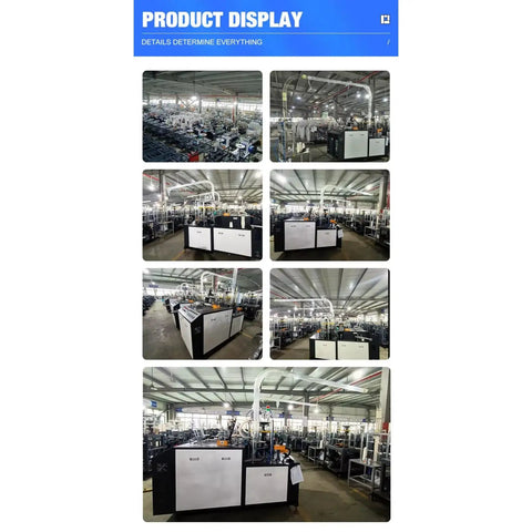 Heavy Duty Disposable Paper Cup Forming Machine With Large Hopper For High Volume Beverage Factories Bakeries And Dessert Shops Needing A Straight Up Consistent Cup Supply in production facility.