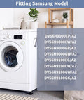 Upgraded Dryer Repair Kit For Home Quick Fix with white washer and compatible Samsung model list displayed