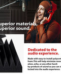 High Density Acoustic Foam Soundproofing Wedges For Walls And Studio Banish Noise Like A Pro With Fire Resistant Design Hella Effective Noise Absorbing Treatment Black 1 Inch Thick 12 Pack Sonic Sanctuary displayed with a microphone setup.