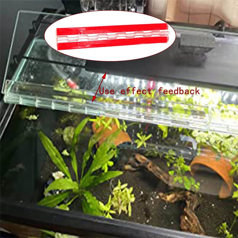 Transparent Acrylic Piano Hinge 300mm Long Self Adhesive 3mm Thick For DIY Boxes aquariums with use effect feedback display.